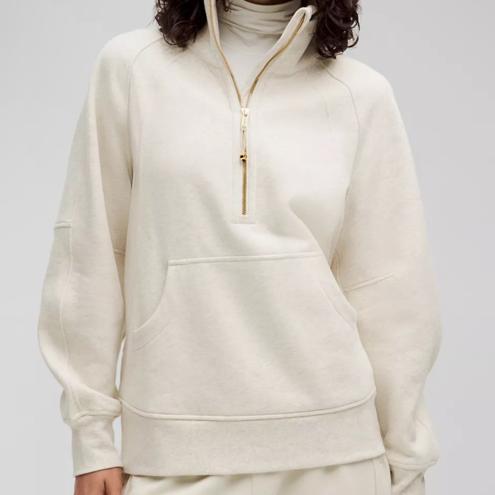 Scuba Oversized Funnel-Neck Half Zip
Long
